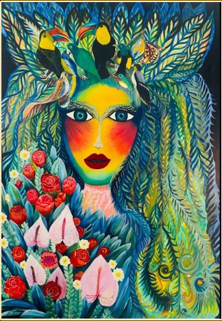 Diva Madre — Óleo sobre lienzo, 2022